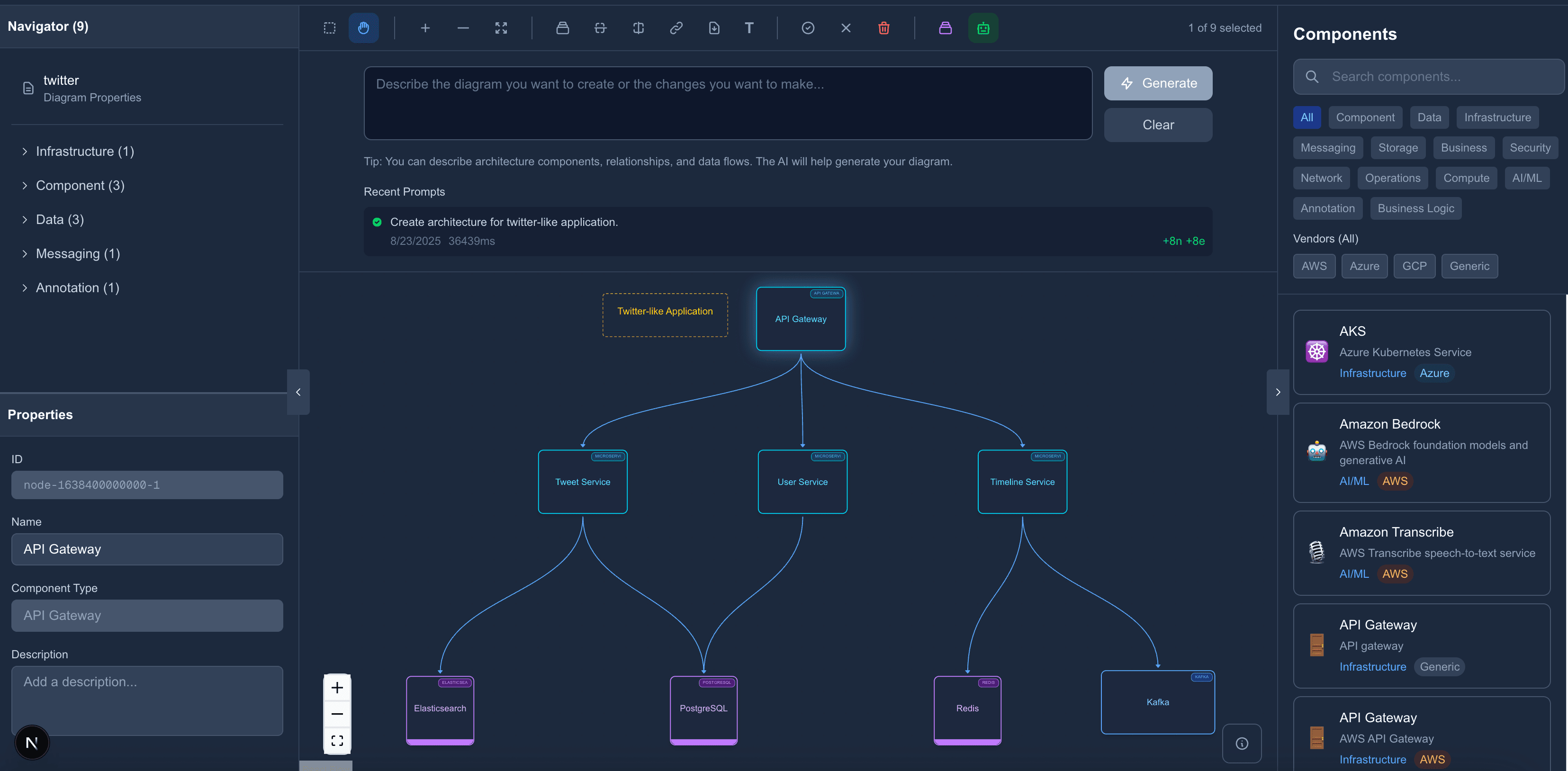 Twitter-like Application Architecture